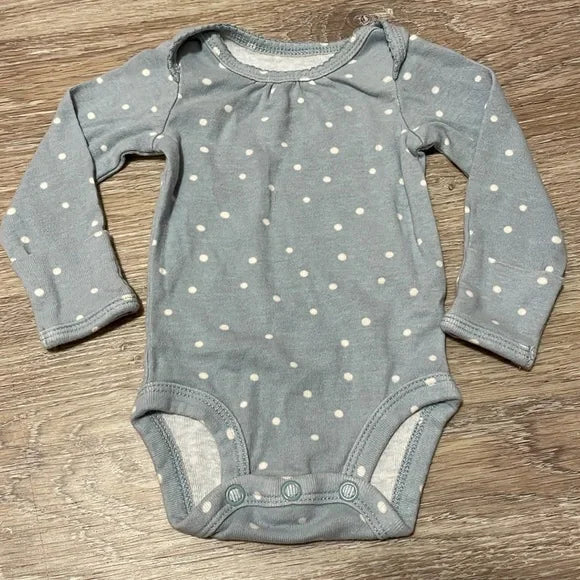 Kit 3 Bodies Carter’s Manga Longa – Floral & Passarinho